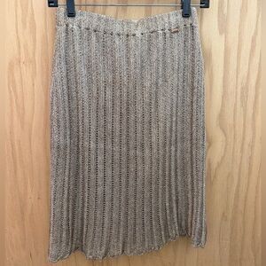 Women’s St. John Brown Woven Skirt